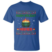 Christmas Dumpster Fire T Shirt Warm Holiday Wishes - Wonder Print Shop