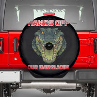 Hands Off Our Everglades Spare Tire Cover Fierce Alligator Protest - Wonder Print Shop