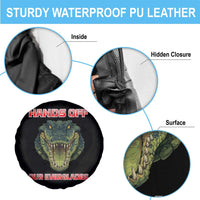 Hands Off Our Everglades Spare Tire Cover Fierce Alligator Protest - Wonder Print Shop