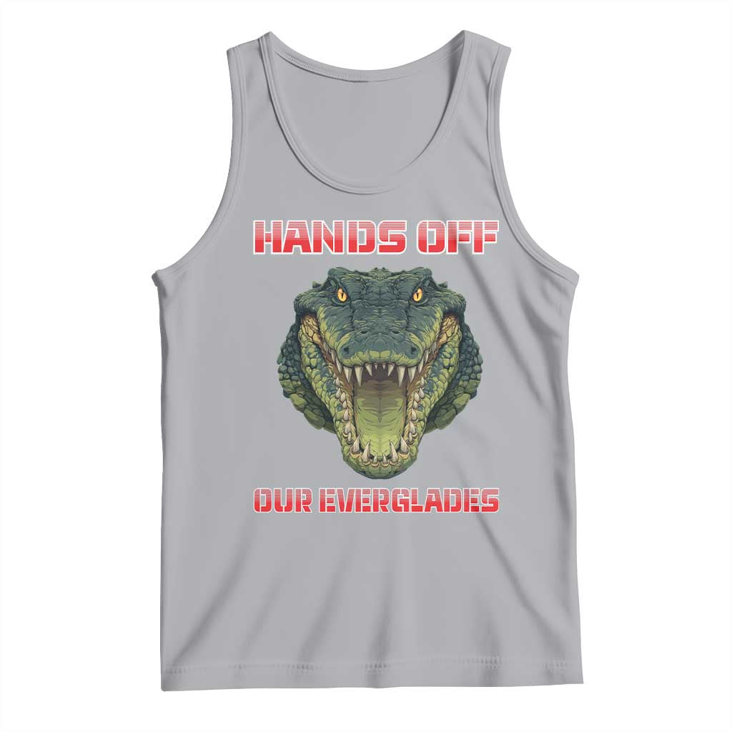Hands Off Our Everglades Tank Top Fierce Alligator Protest - Wonder Print Shop