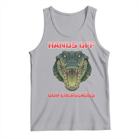 Hands Off Our Everglades Tank Top Fierce Alligator Protest - Wonder Print Shop