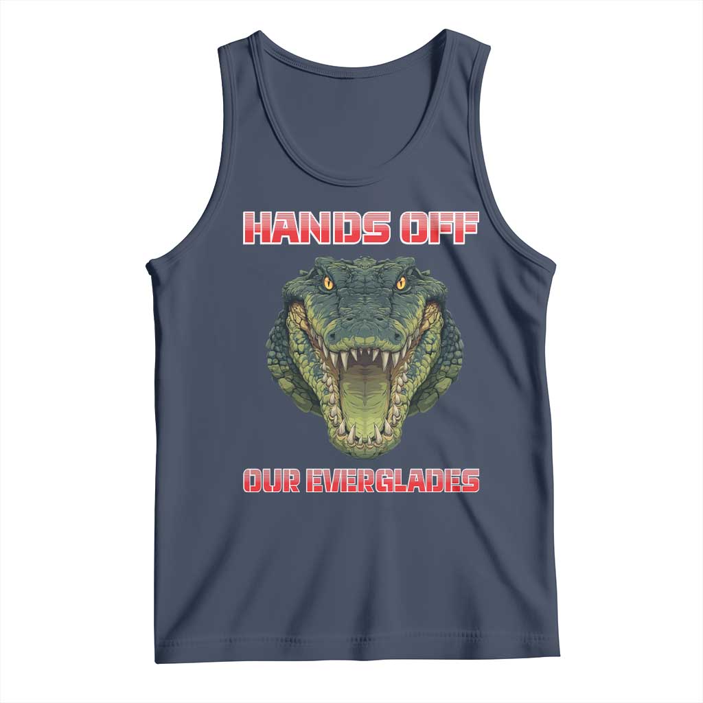 Hands Off Our Everglades Tank Top Fierce Alligator Protest - Wonder Print Shop