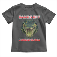 Hands Off Our Everglades Toddler T Shirt Fierce Alligator Protest - Wonder Print Shop