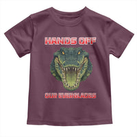 Hands Off Our Everglades Toddler T Shirt Fierce Alligator Protest - Wonder Print Shop