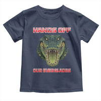 Hands Off Our Everglades Toddler T Shirt Fierce Alligator Protest - Wonder Print Shop