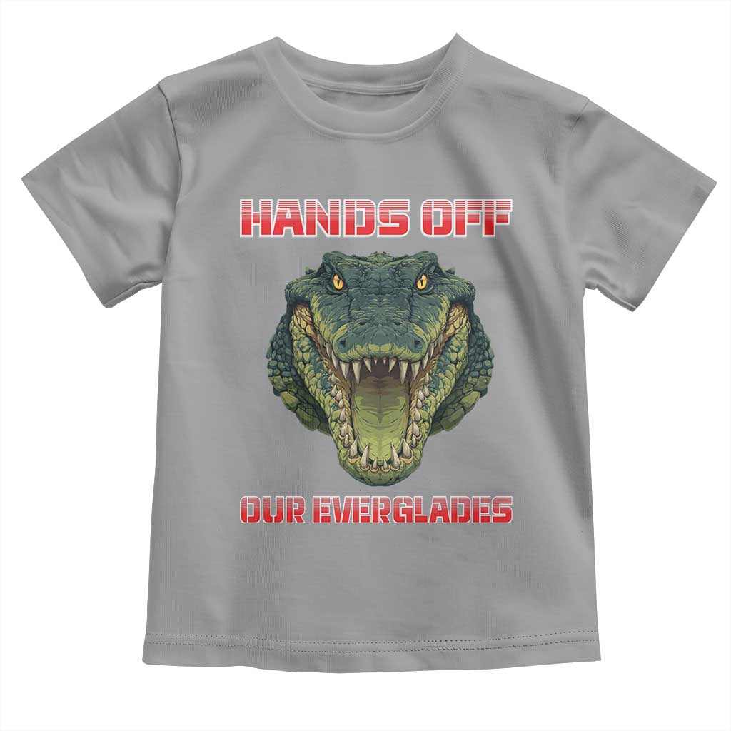 Hands Off Our Everglades Toddler T Shirt Fierce Alligator Protest - Wonder Print Shop