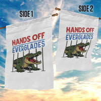 Hands Off Everglades Garden Flag Alligator Protest - Wonder Print Shop