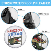 Hands Off Everglades Spare Tire Cover Alligator Protest - Wonder Print Shop