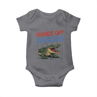 Hands Off Everglades Baby Onesie Alligator Protest - Wonder Print Shop