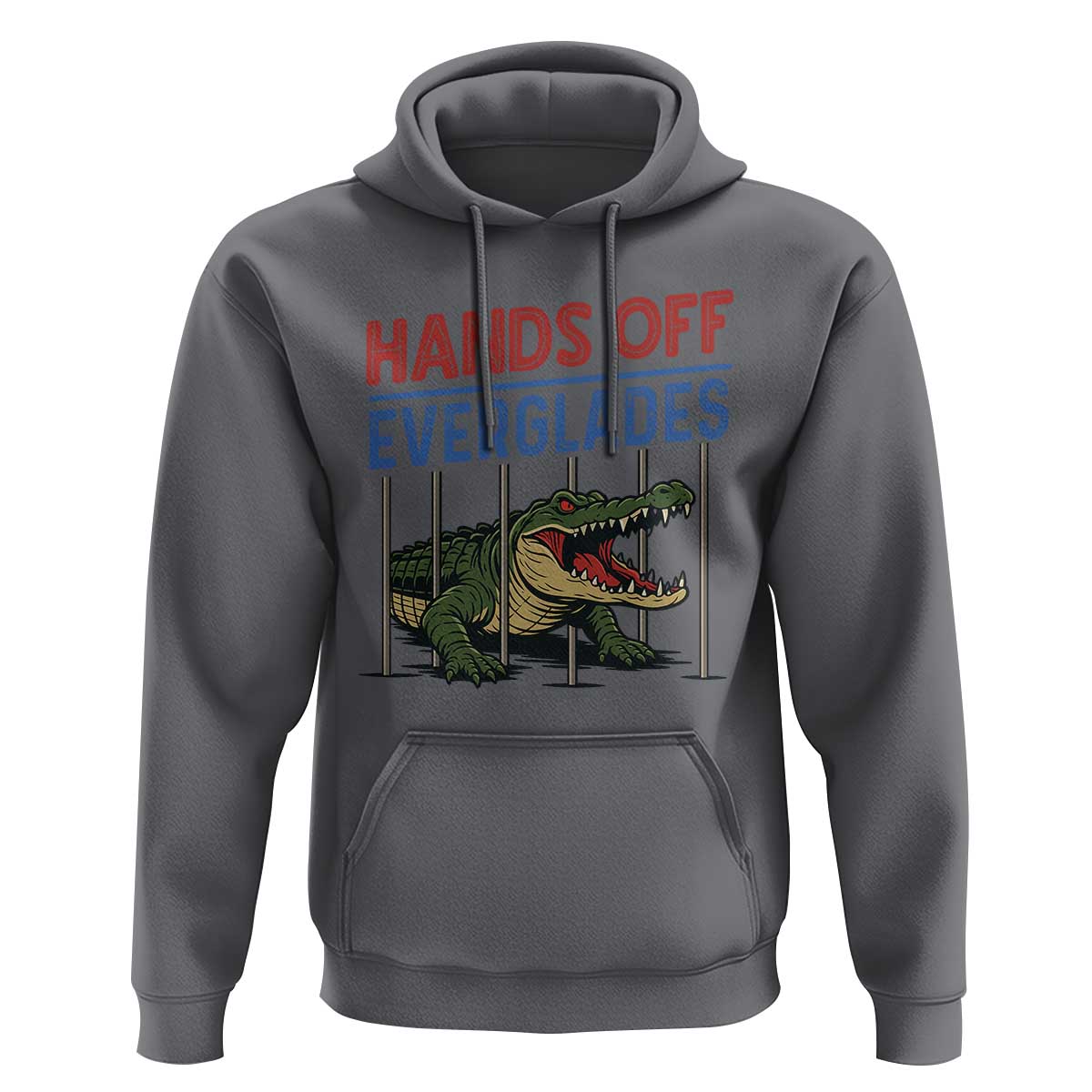 Hands Off Everglades Hoodie Alligator Protest - Wonder Print Shop
