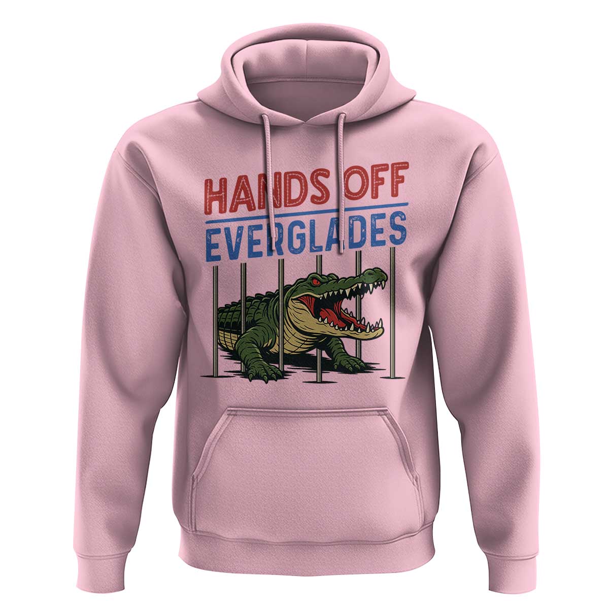 Hands Off Everglades Hoodie Alligator Protest - Wonder Print Shop