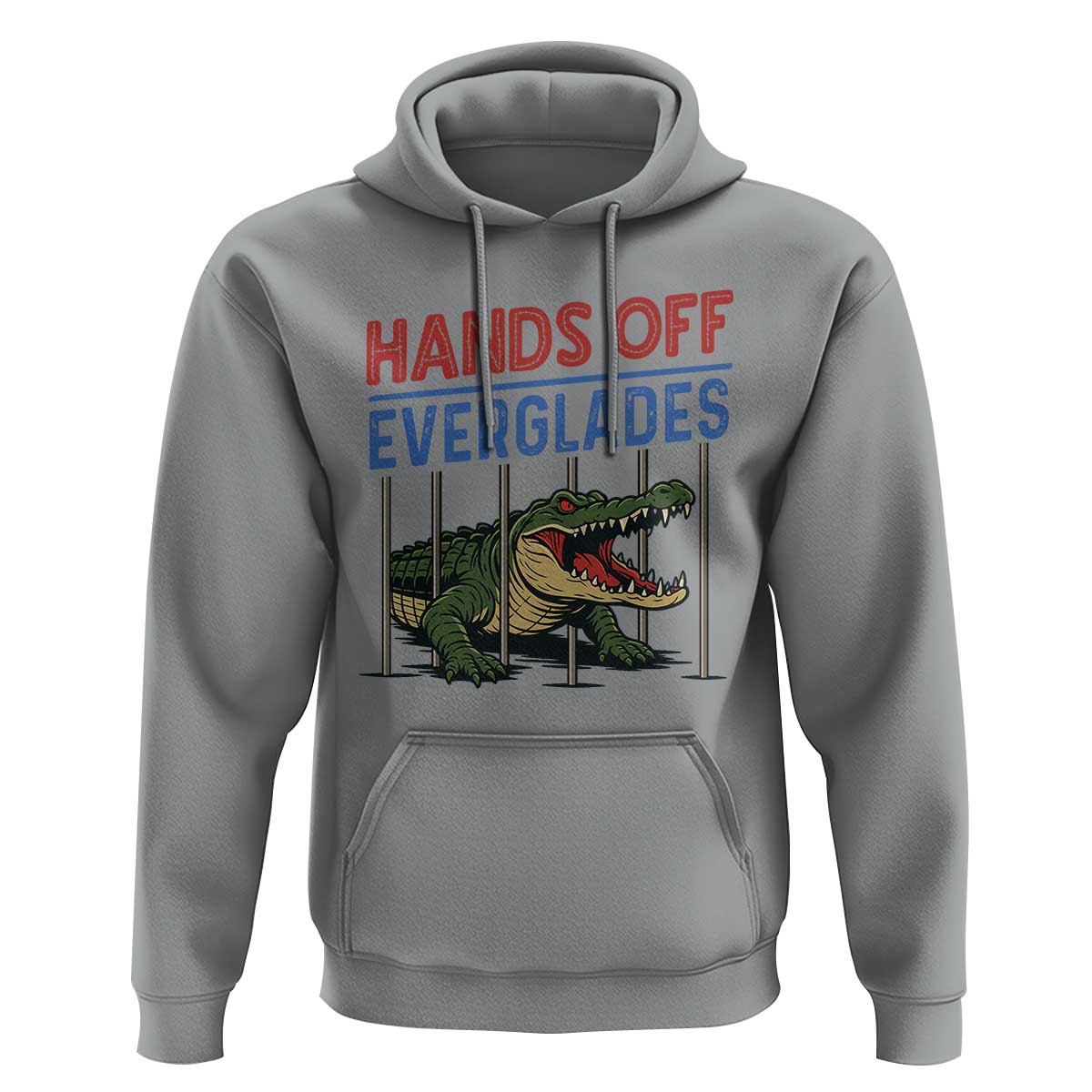 Hands Off Everglades Hoodie Alligator Protest - Wonder Print Shop