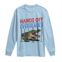 Hands Off Everglades Long Sleeve Shirt Alligator Protest - Wonder Print Shop