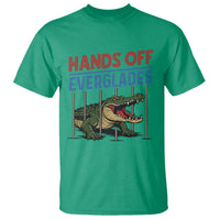 Hands Off Everglades T Shirt Alligator Protest - Wonder Print Shop
