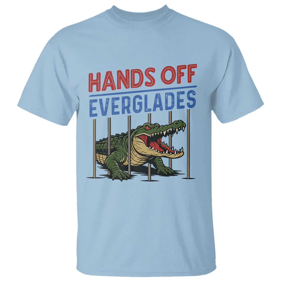 Hands Off Everglades T Shirt Alligator Protest - Wonder Print Shop