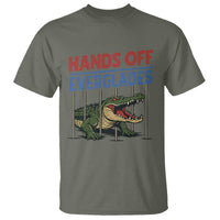 Hands Off Everglades T Shirt Alligator Protest - Wonder Print Shop