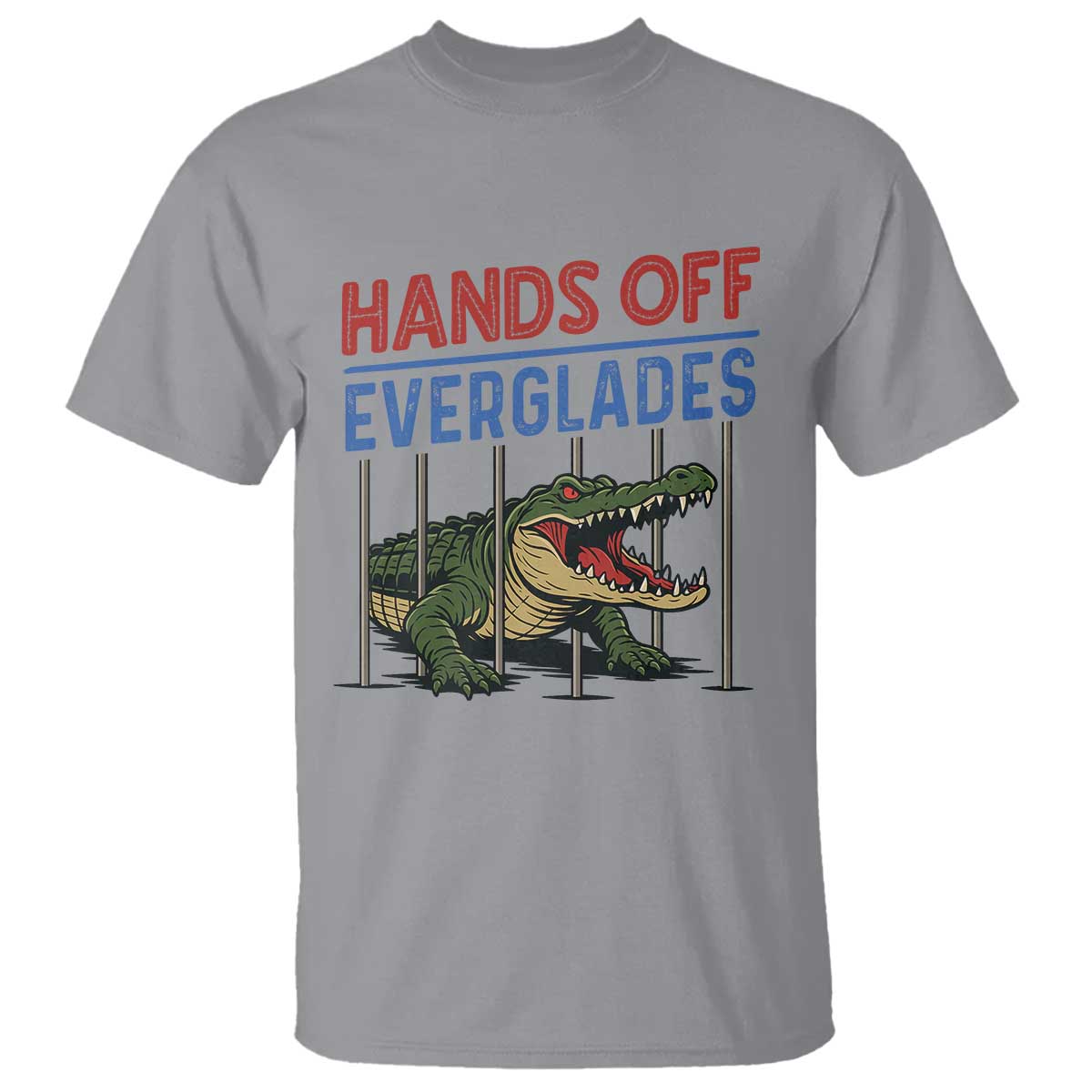 Hands Off Everglades T Shirt Alligator Protest - Wonder Print Shop