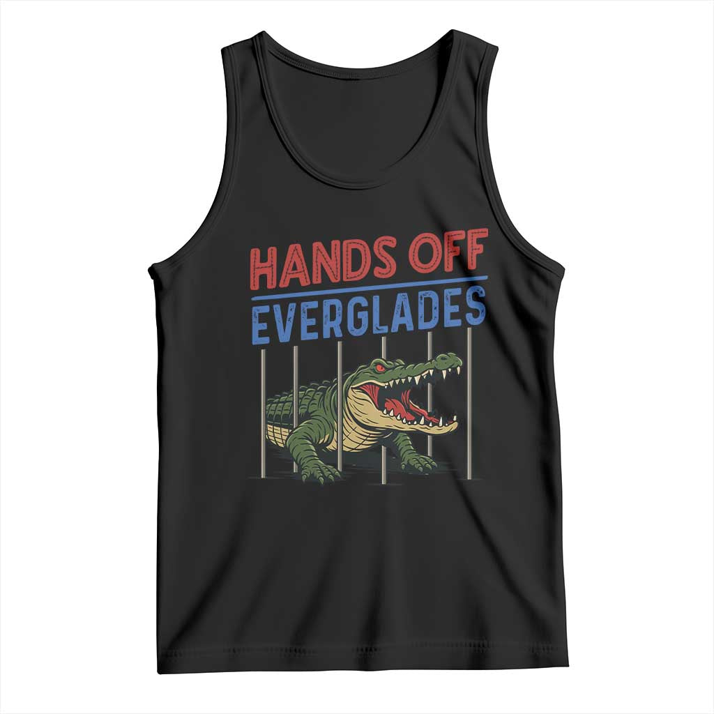 Hands Off Everglades Tank Top Alligator Protest - Wonder Print Shop