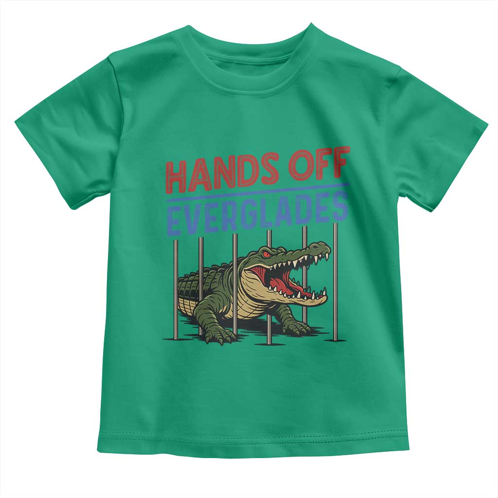 Hands Off Everglades Toddler T Shirt Alligator Protest - Wonder Print Shop