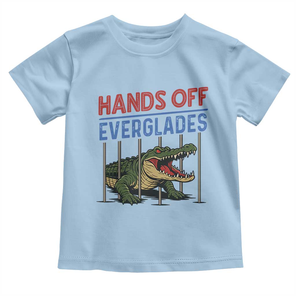 Hands Off Everglades Toddler T Shirt Alligator Protest - Wonder Print Shop