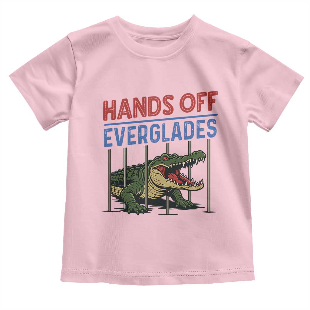 Hands Off Everglades Toddler T Shirt Alligator Protest - Wonder Print Shop