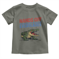 Hands Off Everglades Toddler T Shirt Alligator Protest - Wonder Print Shop