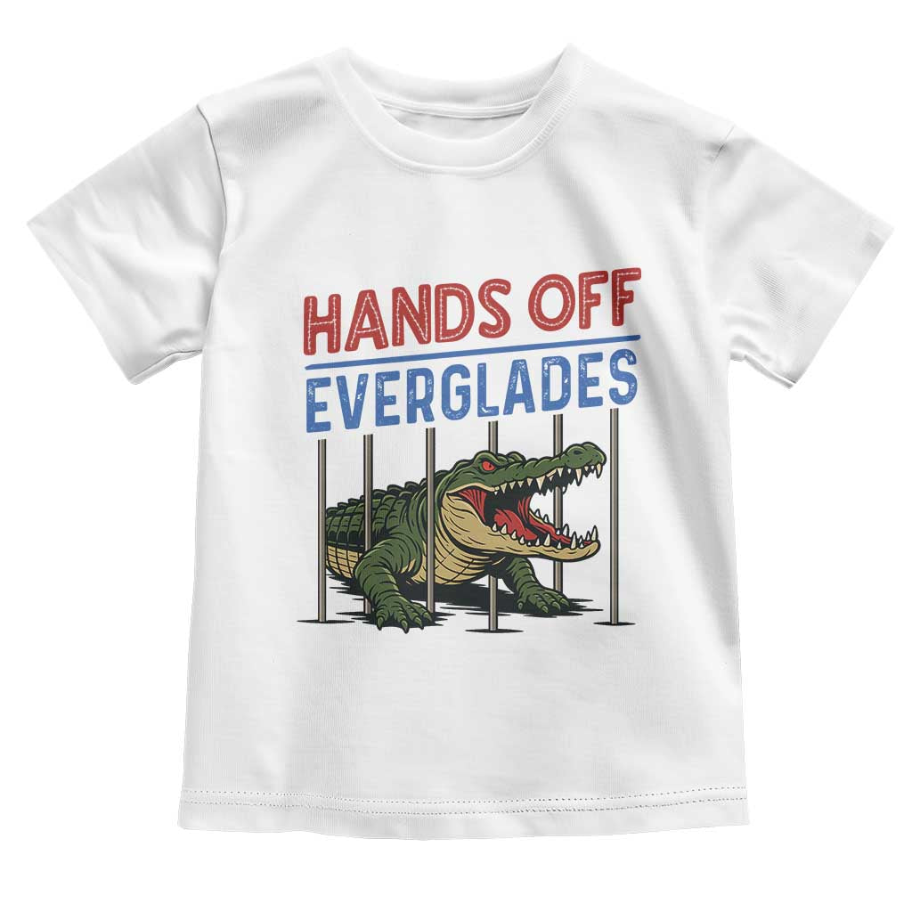 Hands Off Everglades Toddler T Shirt Alligator Protest - Wonder Print Shop