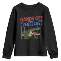 Hands Off Everglades Youth Sweatshirt Alligator Protest - Wonder Print Shop