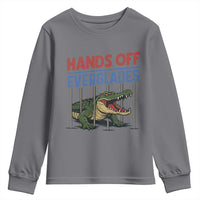 Hands Off Everglades Youth Sweatshirt Alligator Protest - Wonder Print Shop