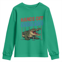 Hands Off Everglades Youth Sweatshirt Alligator Protest - Wonder Print Shop