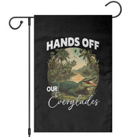 Hands Off Our Everglades Garden Flag Vintage Alligator Swamp - Wonder Print Shop