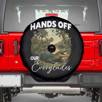 Hands Off Our Everglades Spare Tire Cover Vintage Alligator Swamp - Wonder Print Shop