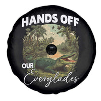 Hands Off Our Everglades Spare Tire Cover Vintage Alligator Swamp - Wonder Print Shop