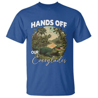 Hands Off Our Everglades T Shirt Vintage Alligator Swamp - Wonder Print Shop