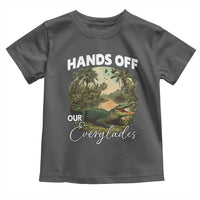 Hands Off Our Everglades Toddler T Shirt Vintage Alligator Swamp - Wonder Print Shop