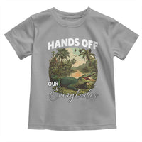 Hands Off Our Everglades Toddler T Shirt Vintage Alligator Swamp - Wonder Print Shop