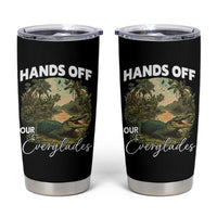 Hands Off Our Everglades Tumbler Cup Vintage Alligator Swamp - Wonder Print Shop
