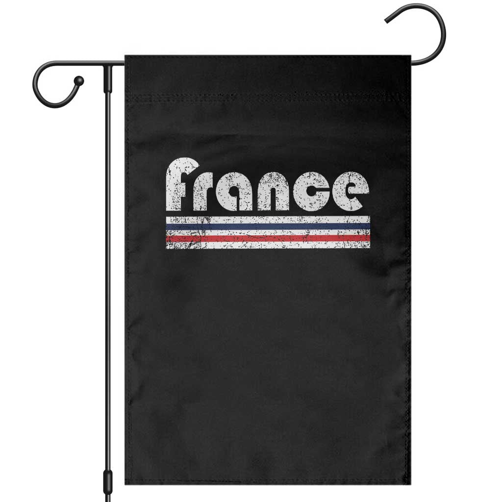 Vintage France Flag Distressed Retro Graphic Garden Flag Patriotic French Heritage Pride Gift