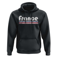 Vintage France Flag Distressed Retro Graphic Hoodie Patriotic French Heritage Pride Gift
