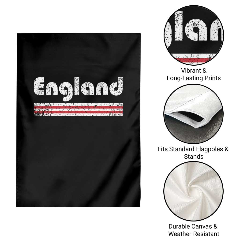 Vintage England Retro Distressed Graphic Garden Flag Patriotic English Heritage Pride Souvenir