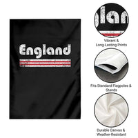 Vintage England Retro Distressed Graphic Garden Flag Patriotic English Heritage Pride Souvenir
