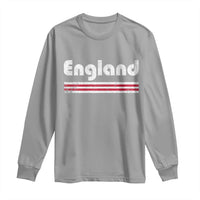 Vintage England Retro Distressed Graphic Long Sleeve Shirt Patriotic English Heritage Pride Souvenir