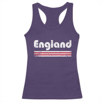 Vintage England Retro Distressed Graphic Racerback Tank Top Patriotic English Heritage Pride Souvenir