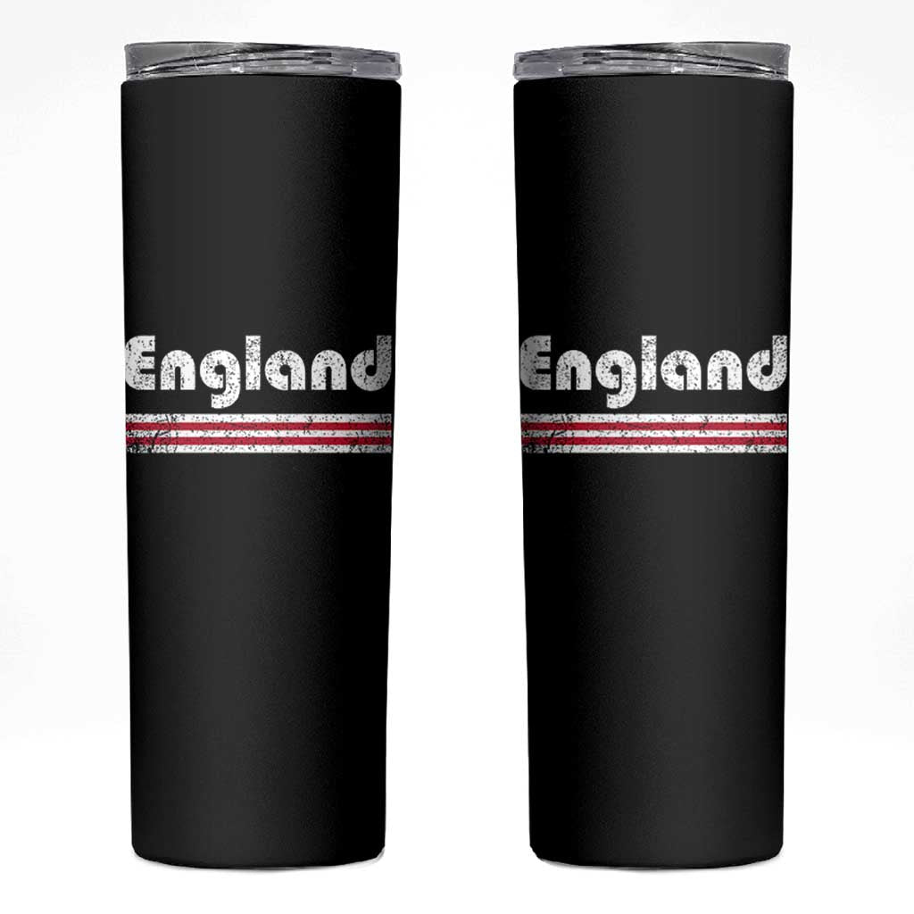 Vintage England Retro Distressed Graphic Skinny Tumbler Patriotic English Heritage Pride Souvenir