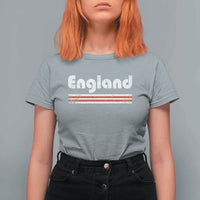 Vintage England Retro Distressed Graphic T Shirt For Women Patriotic English Heritage Pride Souvenir