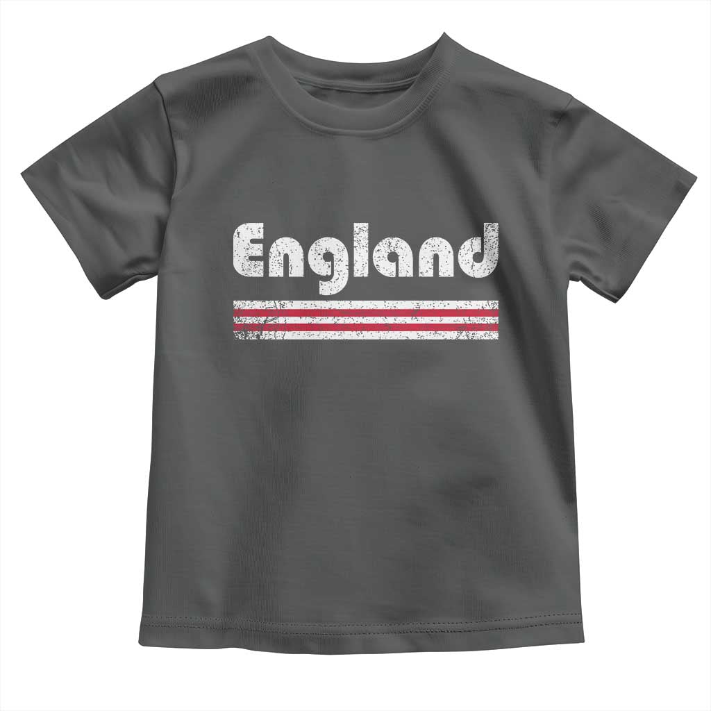 Vintage England Retro Distressed Graphic Toddler T Shirt Patriotic English Heritage Pride Souvenir