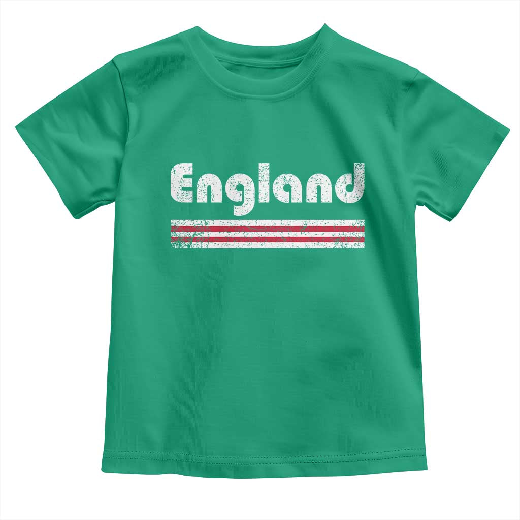 Vintage England Retro Distressed Graphic Toddler T Shirt Patriotic English Heritage Pride Souvenir