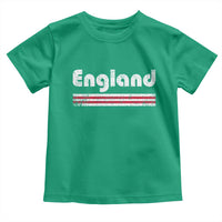 Vintage England Retro Distressed Graphic Toddler T Shirt Patriotic English Heritage Pride Souvenir