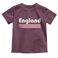 Vintage England Retro Distressed Graphic Toddler T Shirt Patriotic English Heritage Pride Souvenir