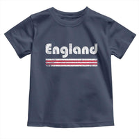 Vintage England Retro Distressed Graphic Toddler T Shirt Patriotic English Heritage Pride Souvenir